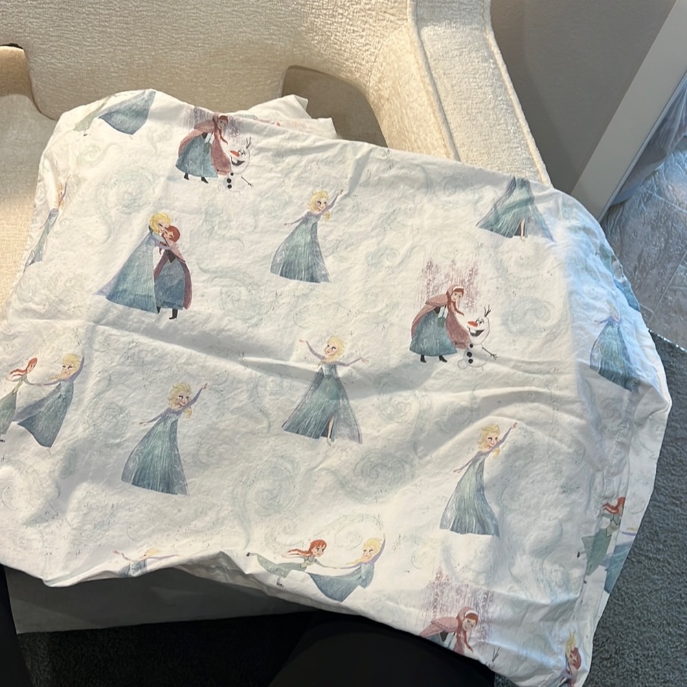 Pottery Barn Kids Frozen Sheets. Size: FULL